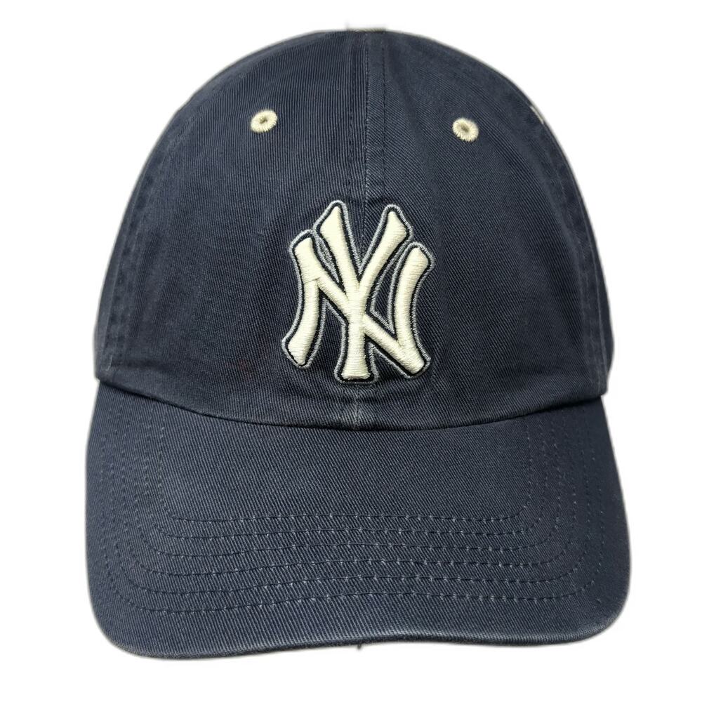 T.E.I. New York Yankees MLB Baseball Cap Blue OSFM Embroidered Logo Cotton Hat